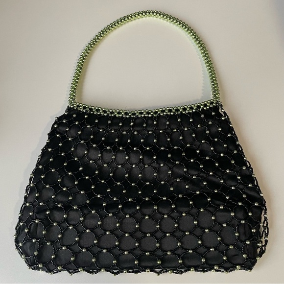 Handbags - Vintage Beaded Black Purse